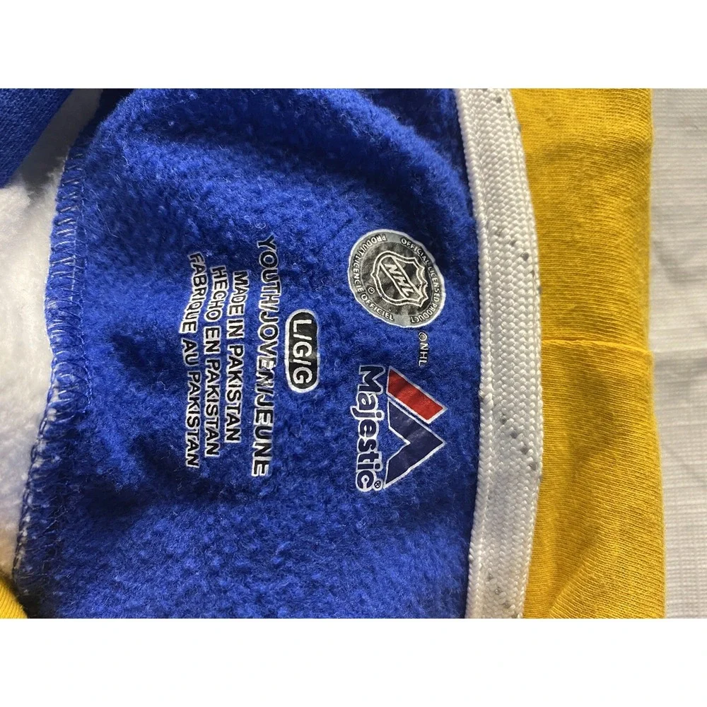 Majestic St. Louis Blues Youth Hoodie‎ Size Large